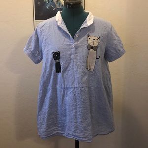 Cat blouse